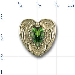 80971 Green Tourmaline Bracelet Slide 